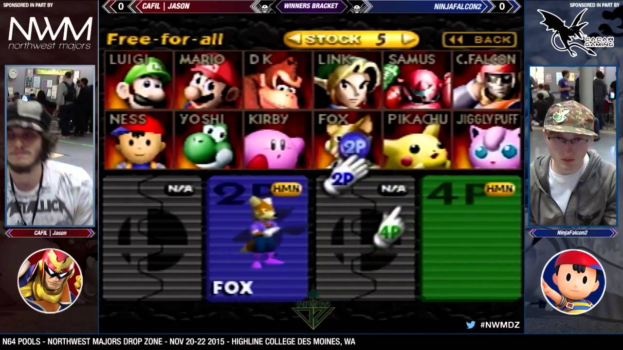 NWM Drop Zone - CAFIL | Jason (Falcon) Vs. NinjaFalcon2 (Ness) (Pool E22 Winners R2) - Smash 64