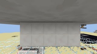 Minecraft Tutorial: 2 high expandable hipster door from the ceiling [German/HD]
