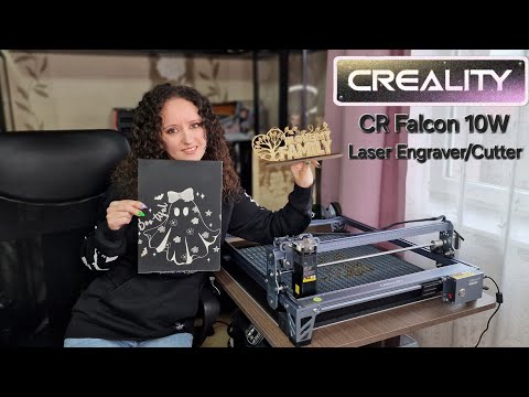 Incisore/taglierina laser Creality CR Falcon 10W + custodia - Unboxing e recensione #crealityfalconchallenge