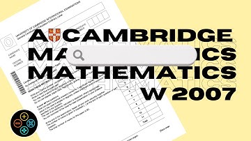 A Level Pure Mathematics P1 October November 2007 Paper 1 9709/1