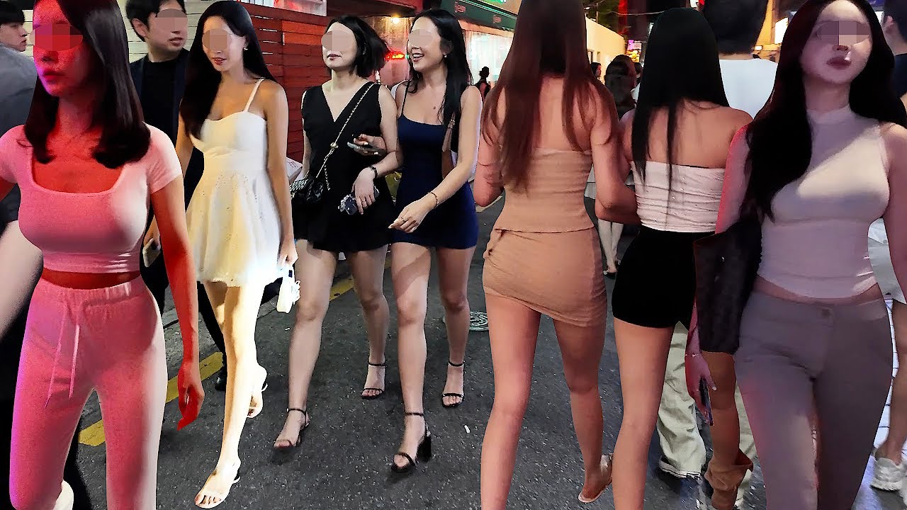 [4K 뜨거운 압구정 거리의 열대야 🔥🔥🔥] 요즘 밤에 엄청 더우시죠? 더우실땐 저랑 함께 걸어주세요^^ # 압구정 #강남 #서울 #한국 #열대야