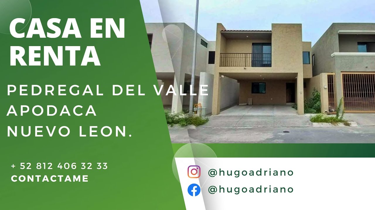 Casa en Renta, Pedregal del Valle , Apodaca NL 🌄 - YouTube