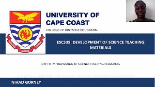 Development of Science Teaching Materials Unit 3 Session 1
