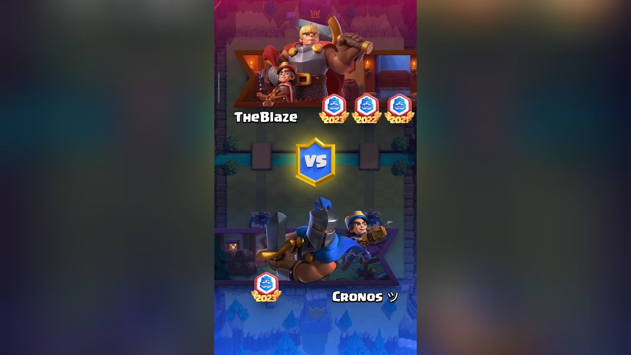 Crazy Game in the Grand Challenge 😱 #fyp #clashroyale #challenge