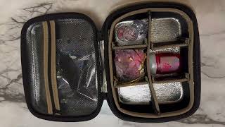 LAYAONE Smell Proof Bag   Smell Proof Stash Box with Combination Lock   Portable Travel Storage Case