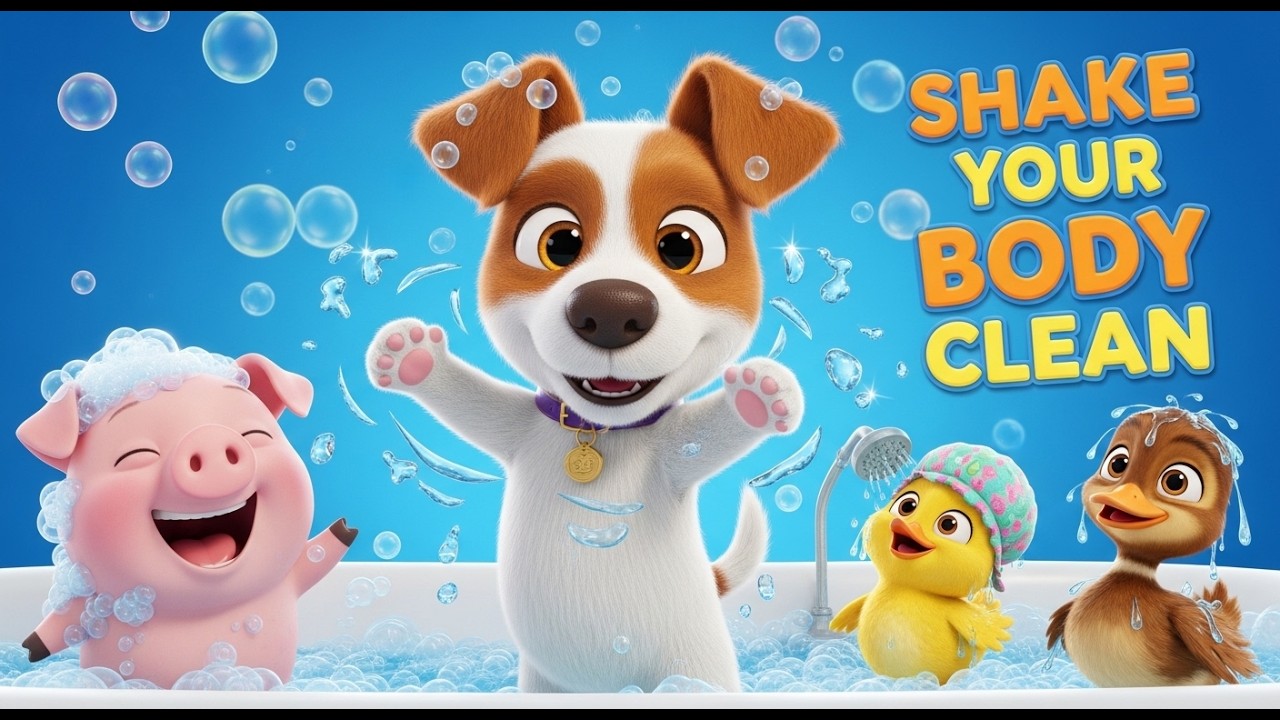Shake Your Body Clean / Fun, Educational, Animated Sing Along Music ...