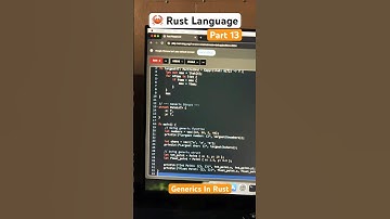 Rust Programming | Part 13 | #rust #coding #debug #programming #rustprogramming #rustconsole #shorts