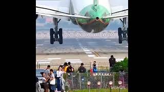 Amazing Landing Video Of Eva Air A330