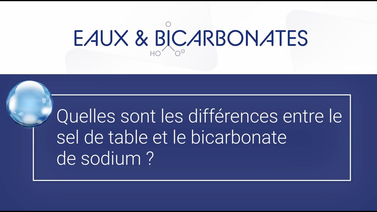 Quelles sont les différences entre le sel de table et le bicarbonate de sodium ?
