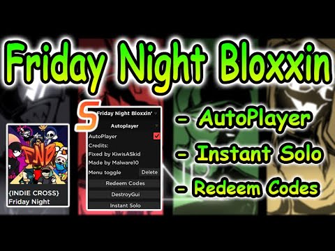 Roblox Friday Night Bloxxin Script - AutoPlayer | Instant Solo | Redeem Codes 2022
