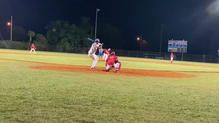 Josh Turk- C/o 2023- hitting the ball to right fie...