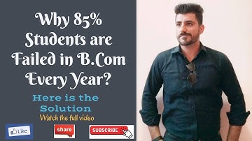 Why 85% students failed in B.Com Every Year | B.Com from Karachi University | Aamir Nazir