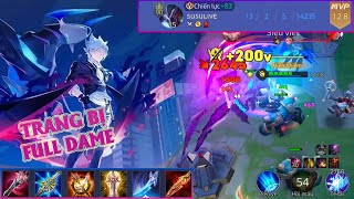 Hướng Dẫn Farm Ao Vàng Với Build Đồ Full Dame Một Cào Trắng Máu ? | Liên Quân Mobile