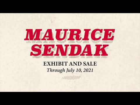 Maurice Sendak Exhibit and Sale Walkthrough