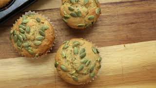 Zucchini Muffins with Pumpkin Seeds I The Buddhist Chef