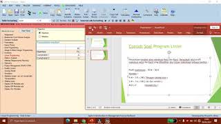 Tutorial Menyelesaikan Problem Program Linier dengan Aplikasi POM / QM for Windows | Tugas Kuliah