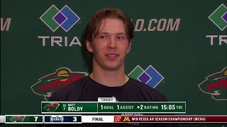 Wild's Boldy on Fiala: 'He's a world-class scorer'