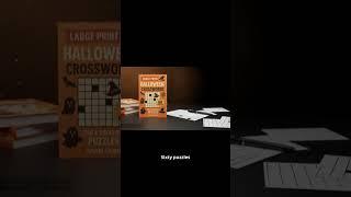 🎃 Halloween Crossword Puzzles – Spooky Fun in Large Print 👻