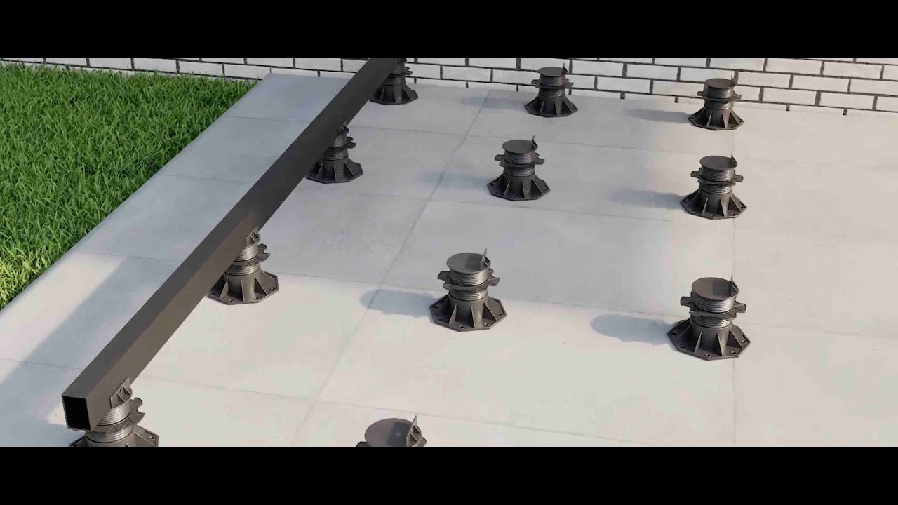 Fitting Height Adjustable Pedestals for Decking Sub Frame Base 