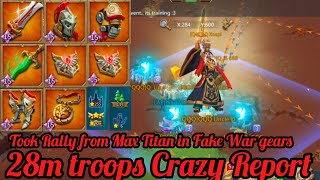 Titan astra level 15 come for my Rally Trap Fake gears Can I defend with 28m troops Lordsmobile  screenshot 5