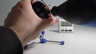 Toy Gyroscope Rising Experiment: 70.28 g or 70.08 % Weight Added (SEE DESCRIPTION)