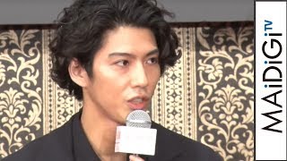 賀来賢人、同年代・岩田剛典との共演でへこむ？　大沢たかおとは仲良く雑談　映画「AI崩壊」完成報告会見