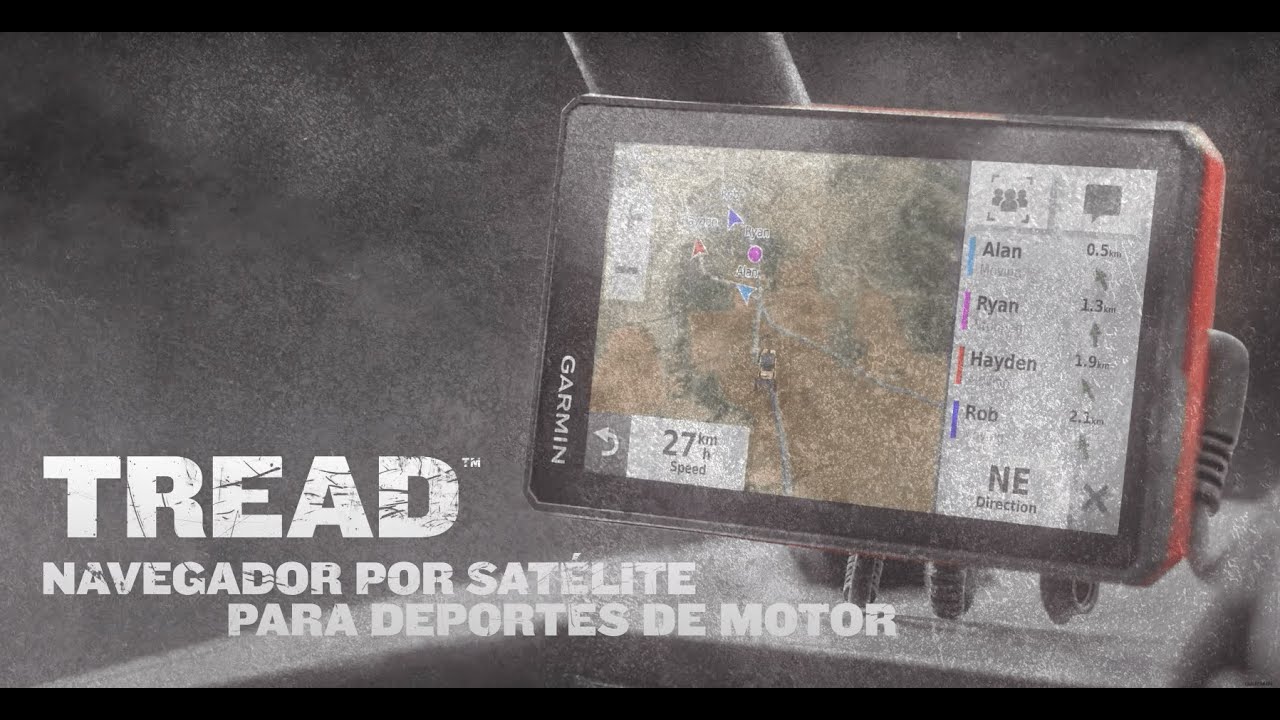 Garmin Tread™  GPS para deportes de motor con Ride Tracker