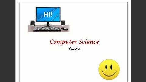 Class 4 Computer Science | Chapter 2 Input Device