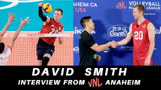How To Win As An Undersized Middle Blocker | David Smith Interview (VNL 2023 Anaheim)