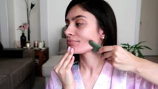 Massagem facial | Guasha | Jade Stone |   Thamires Nascimento