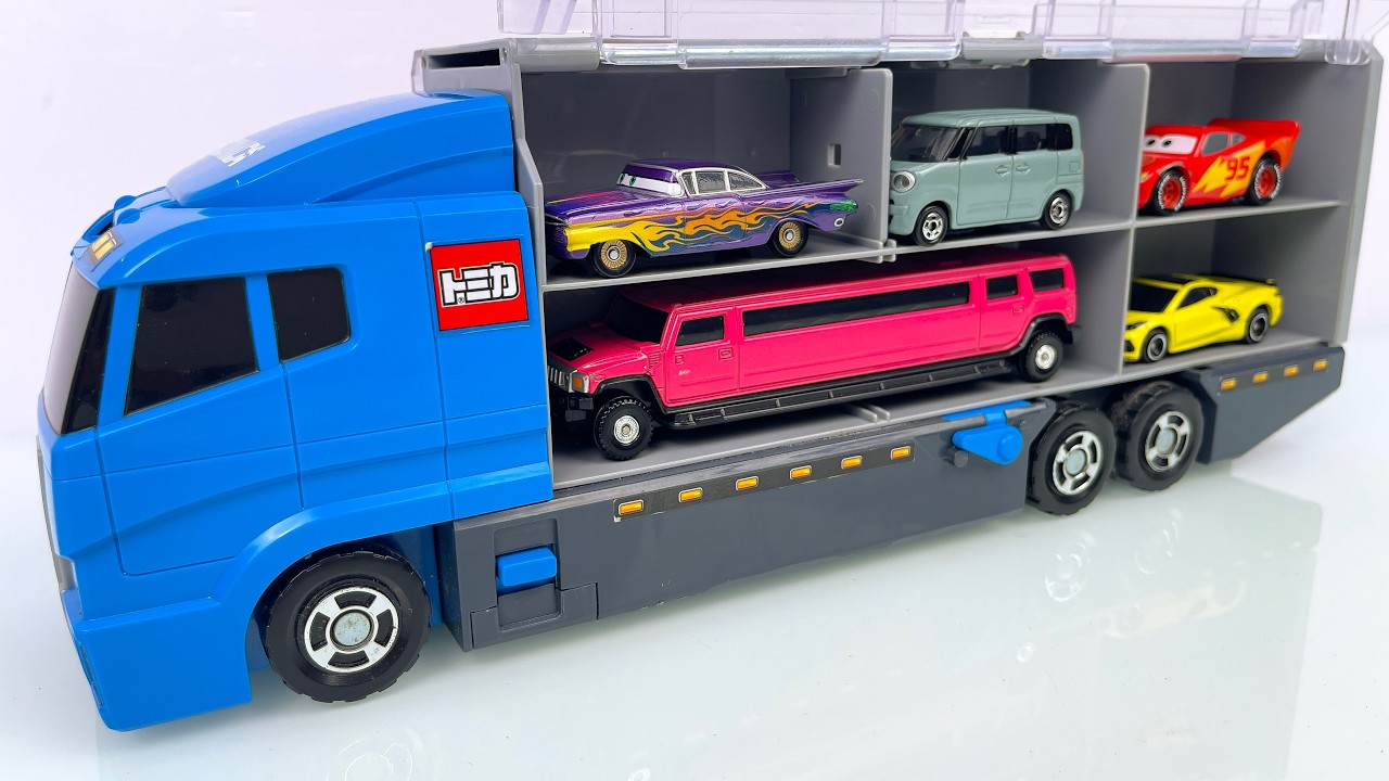 トミカ☆世界の高級な車のミニカーを開封してコンボイへ収納☆ホンダ