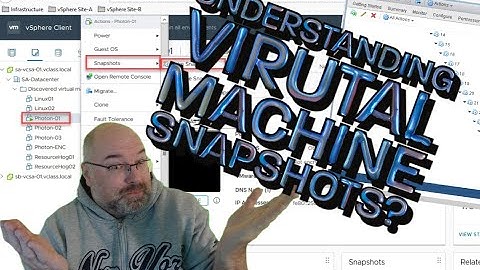 Understanding Virtual Machine Snapshots #vmware