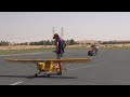 Piper Cub &amp; ASW21 Aerotow @ Dubai RC Club