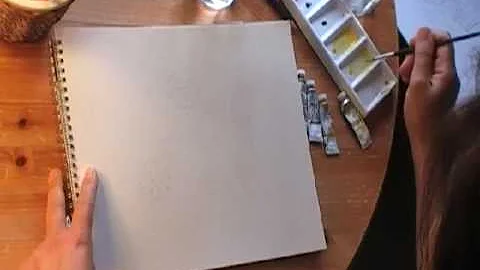 How to paint a simple primrose by Sally Scott