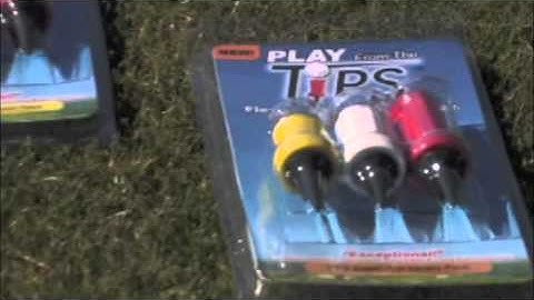 Tips Golf Tee Commercial