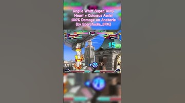 MvC2: Rogue Whiff Super, Ruby Heart + Colossus Assist 100% Damage on Anakaris (by Sparafucile_SFM)
