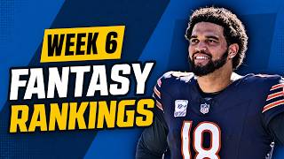 Details Week 6 Fantasy Football Rankings: Caleb Williams, Jaylen Warren and Injury Updates Guide