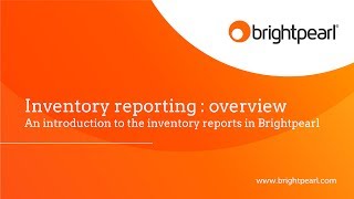Inventory Analysis Report | Brightpearl