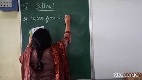 5th std G.maths Chapter-3 Subtraction Ex-3.1