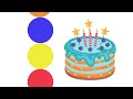 how to draw cute birthday cake, how to draw cute things 😍 easy drawing for beginners step by step.