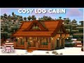 Minecraft: How to Build a Cosy Log Cabin [Easy Tutorial] 2020