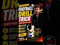 Improve Ball Control Fast ⚽🔥 | Beginner Football Drill #shorts