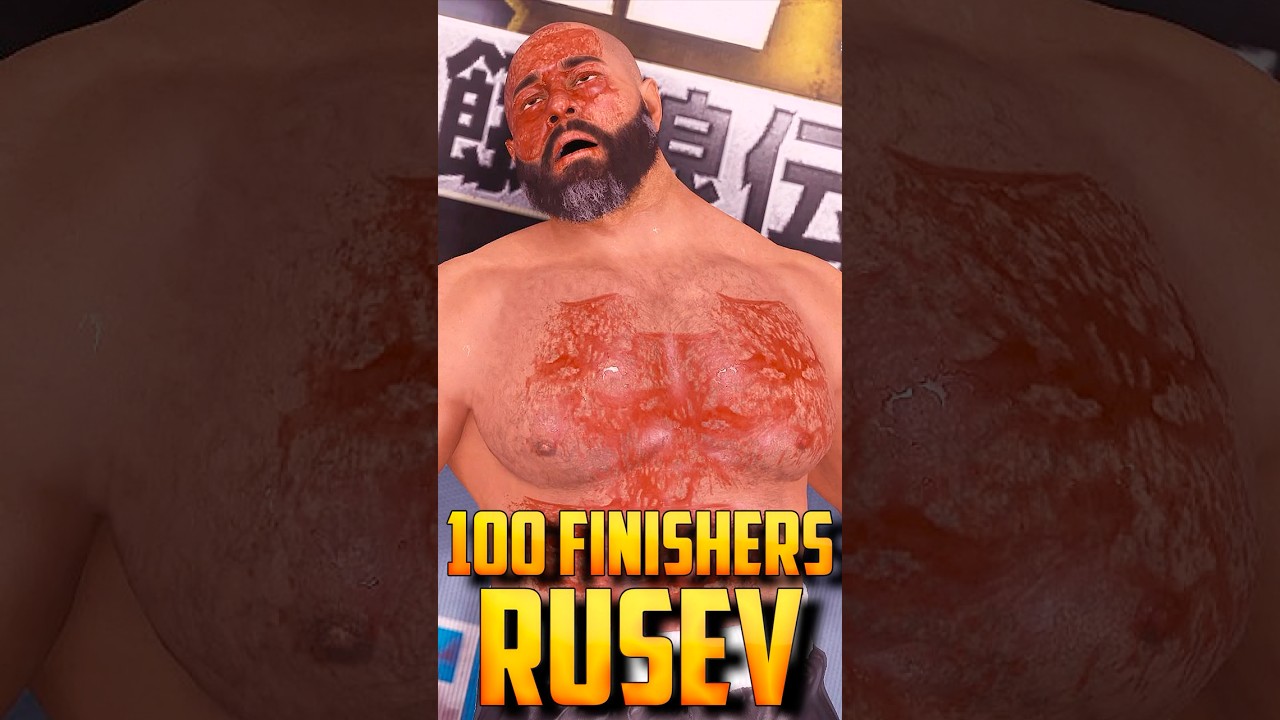 100 Finishers to Rusev! 