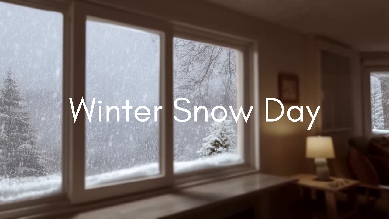 8 Hours of Gentle Winter Snow | Deep Sleep Sounds for a Calm New Year Reset
