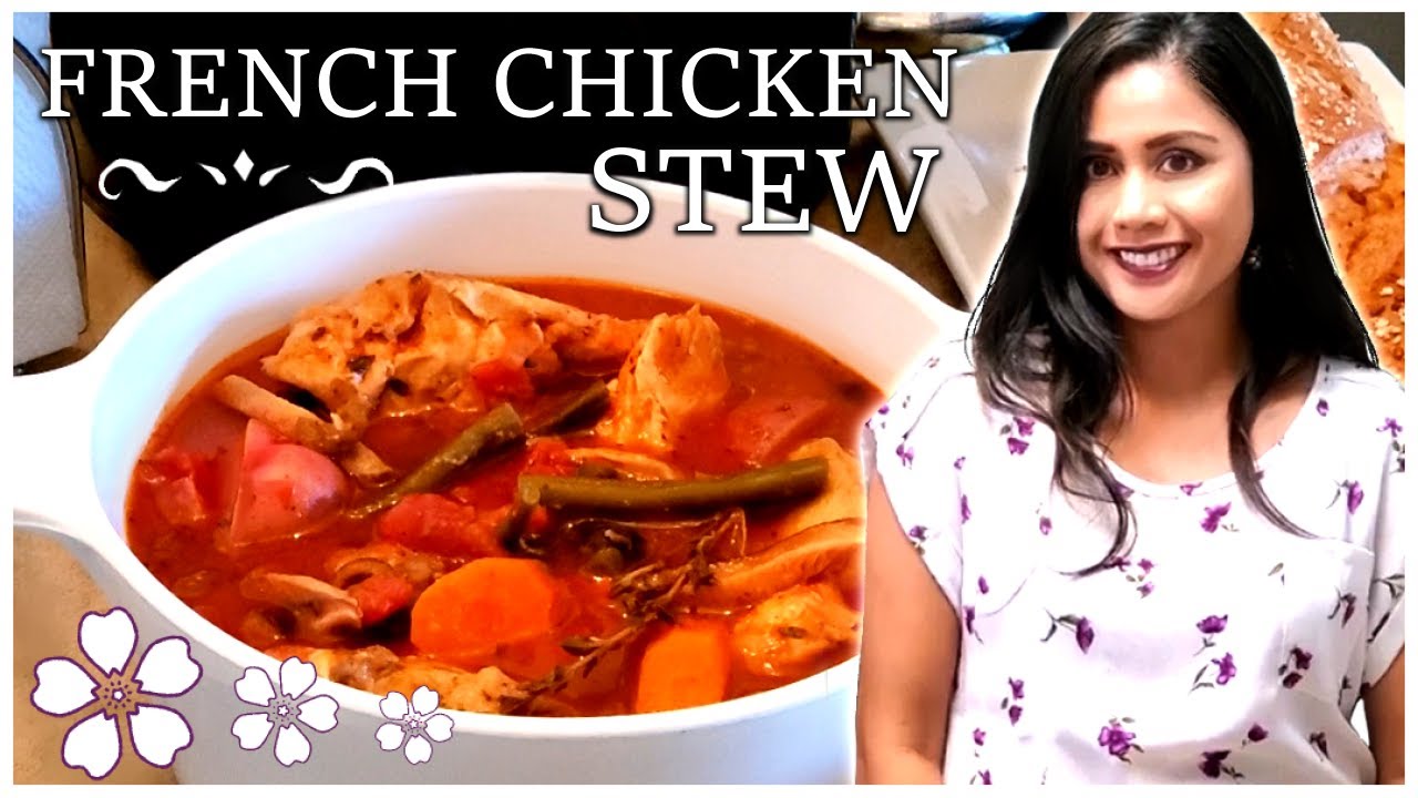 French Chicken Stew using Slow Cooker YouTube