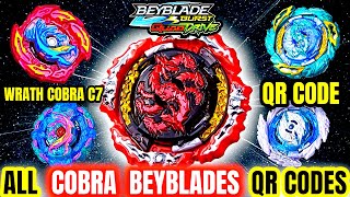 WRATH COBRA C7 QR CODE | ALL Cobra Beyblades QR Codes | GUILTY LUINOR L7 | BEYBLADE BURST QUAD DRIVE