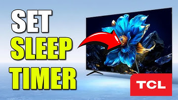 How to SET SLEEP TIMER on TCL TV (Google TV)
