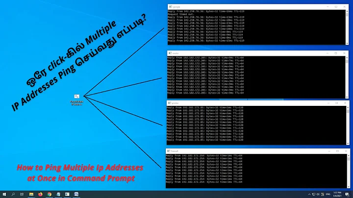 How to Ping Multiple IP Address in One Command