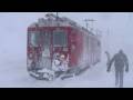 Treinen in de sneeuw, Zwitserland. Les trains dans la neige, Suisse. (Switzerland, Schweiz)