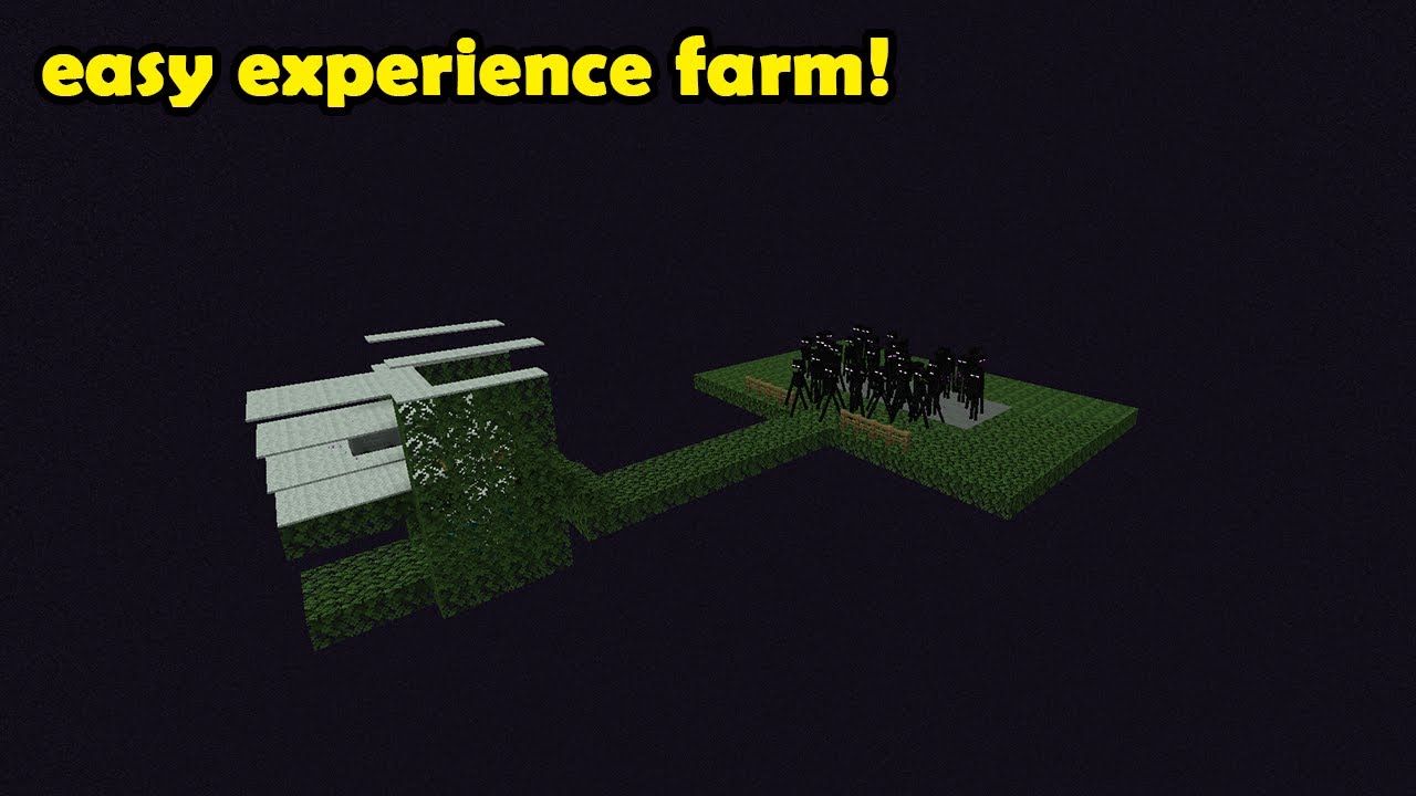 Minecraft Easy & Efficient Enderman XP Farm (1.18.1)